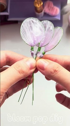 DIY Crystal Flower Décor ✨ | Easy Aesthetic Room Craft Idea