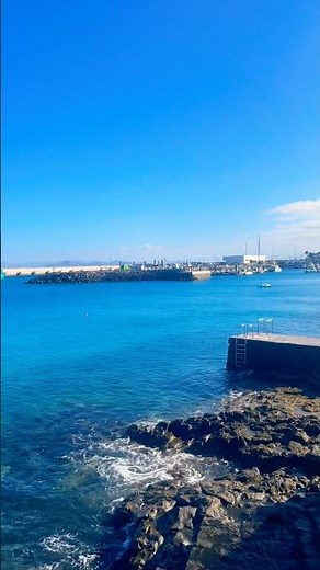 Paradise at Playa Blanca, Lanzarote ✨ White sand & turquoise dreams #spain