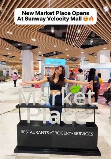 New Market Place Opens At Sunway Velocity Mall 😍🔥 . 📌 Explore all-new Market Place, now 30% bigger with over 40 new shops and kiosks, bringing you more dining choices, fresh flavours, and exciting new brands all in one spot. 💯 . 𝗖𝗵𝗲𝗰𝗸 𝗼𝘂𝘁 𝗻𝗲𝘄 𝘀𝘁𝗼𝗿𝗲𝘀 𝘀𝘂𝗰𝗵 𝗮𝘀: 📍 Ramen Takahashi (First in Malaysia) 📍 Three Squirrels (First in Malaysia) 📍 Plus One (First in Malaysia) 📍 Muu Thai (First in Malaysia) 📍 Dotnuts (First in KL) 📍 Sot Bab (First in KL) and many more! 🤩 . 🎁