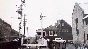 A Then & Now composite down on Commercial Road, behind Lynton House, on the approach to the old Barnstaple Town Railway Station - | Barnstaple History