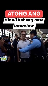 Atong Ang hinuli habang eni interview. #reelschallenge #AtongAng #onlinesabongphilippines AI ONLY | AR Sanguila