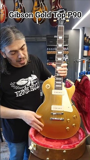 Gibson Les Paul Standard 50s Gold Top P90 #gibsonlespaul #Gibson #Gibsonlespaulp90