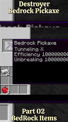 enderfails | 🔥⛏️ I Crafted The Destroyer Bedrock Pickaxe 💪 In Modded Minecraft🧱 | Part 02 #minecraft ⁨@xNestorio⁩ ​ 🔥⛏️ I Crafted The Destroyer Bedrock... | Instagram