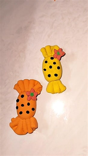 DIY idea 🔔 How to make easy chocolate 🍬🍬 with Super clay #trend #clay #music #clay