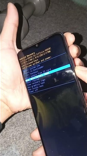 Cara Ampuh Factory Reset HP Infinix Hot 30i Kombinasi Tombol Power + Volume Up