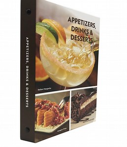 [Hot Item] Hardcover Hotel Binder Restaurant Menu Binder Soft Touch Laminated Leather Menu Binders