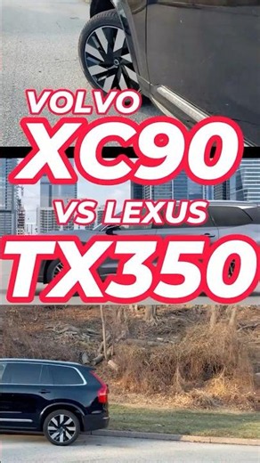 Volvo XC90 vs Lexus TX 350 — Luxury or Legendary Reliability? #automobile #cartok #dealership