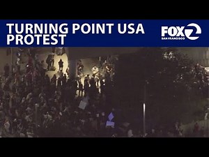 Fists fly at UC Berkeley Turning Point USA protest