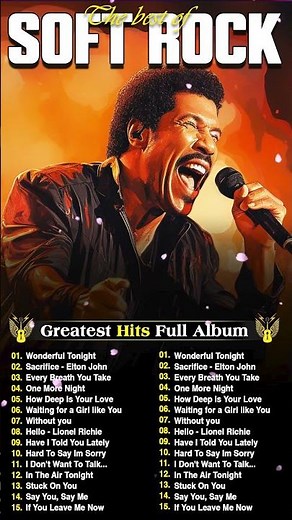 Lionel Richie Greatest hit Full Album ️🎵 The Best Of Soft Rock 2024 #Shorts #Lovesong #softrock