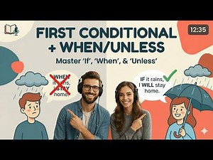 First Conditional in English (If, When & Unless) – Easy Explanation