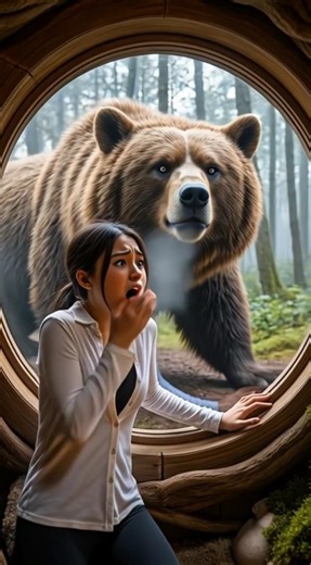 A Giant Bear Outside My Window… I’m Trapped 😱