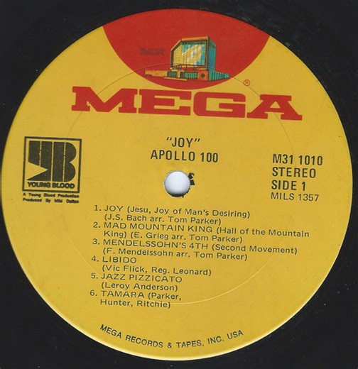 Apollo 100 Featuring Tom Parker - Joy