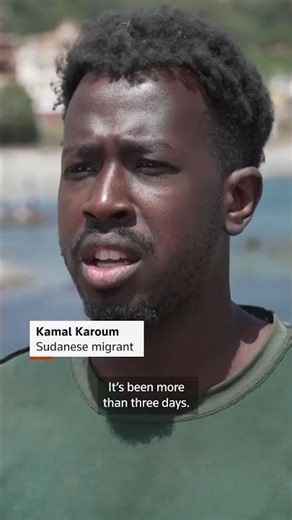 Migrants wait in Ceuta after mass border crossing