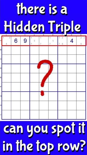 Can you spot the HIDDEN Triple?