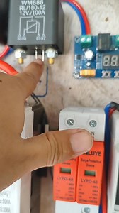 Wiring diagram of low voltage disconnect device and relay for power inverter l. #solarsetupdiagram #solarinverter #LVD | Leonard Morales