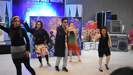 MMG-MSO kicks off the holiday season with a bright and bold Neon 80s' & 90s' Christmas Party – where retro beats, vibrant lights, and festive spirit come together! #MMG-MSO #QualityCareAndServiceForAll #Neon80sand90s #ChristmasParty2025 | Lucena MMG General Hospital