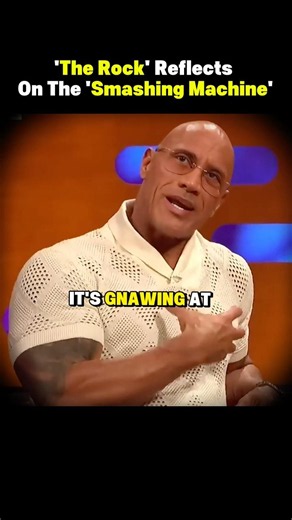 Dwayne Johnson' Opens Up About The Smashing Machine #shorts