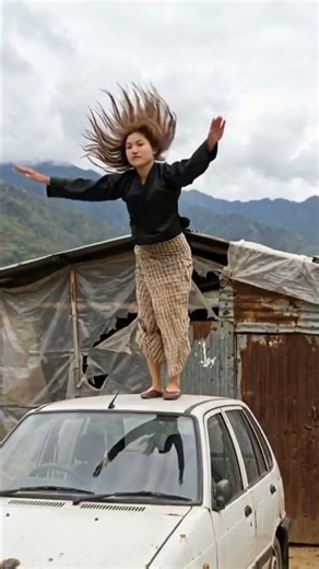 When the ladder is missing #movie #funnyvideo #funny #skills #horse #hulk #foryou #fun #automobile