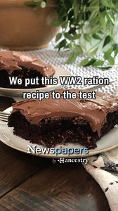 We put a WW2-era cake recipe to the test! How does a “Wacky Cake” with no eggs, milk, or butter compare to a normal chocolate cake? Watch to find out. Wacky Cake recipe: https://www.newspapers.com/article/red-deer-advocate-recipe-wacky-cake-19/120371202/ Never Fail Chocolate Cake recipe: https://www.newspapers.com/article/the-boston-globe-recipe-never-fail-choc/162738478/ | Newspapers.com