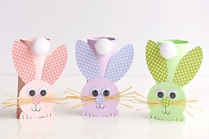 How to Make Paper Roll Bunnies