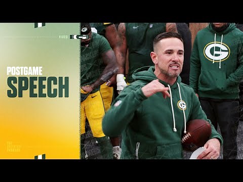 Postgame Speech: Packers celebrate win over Bears
