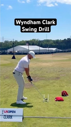 Wyndham Clark Golf Swing Drill - US Open 2026 #golf #golfswing