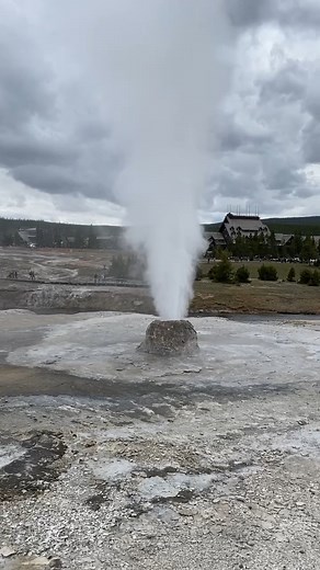 Beehive Geyser in the Upper Geyser Basin is one of the most active geysers in Yellowstone National Park. | Our Public Lands & Waters
