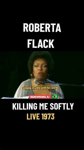 Roberta Flack - Killing Me Softly 1973 Live Music Performance