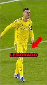 Cristiano's injury worries Mexico 💀 #Cr7 #AlNassr #cristianoronaldo #realmadrid #demian