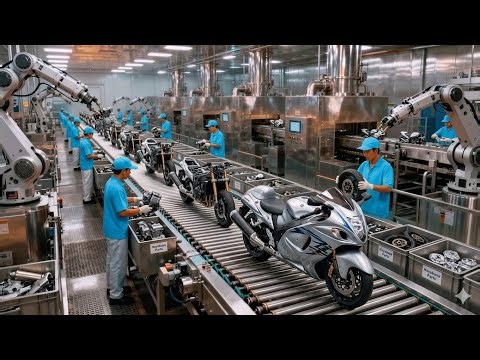 Inside The World's Largest Suzuki Hayabusa Bikes Factory 
