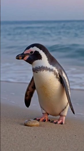 Australia Little Blue Penguin’s Quiet Dash into the Sea at Dusk
