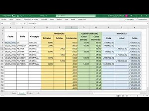Método de Inventarios perpetuos rayado de diario