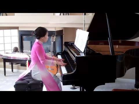 Ly Con Sao, Song of the Starling, Vietnamese Folk Song Dan Ca Mien Nam, Vietnam, piano solo
