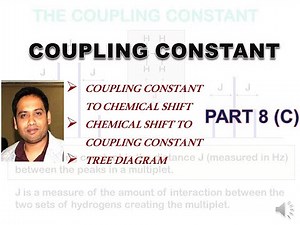 Part 8(C): Coupling Constant (J value) & Second Order Spectra in NMR Spectroscopy for CSIR NET/GATE