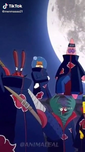 Parodi SpongeBob Akatsuki: Pettrik & Si SpongeBob Tawuran