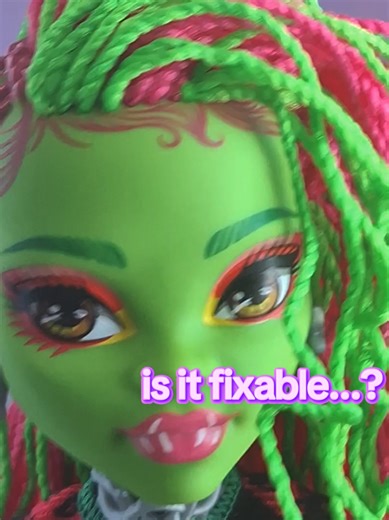 Dealing with Melted Doll Hair: Venus McFlytrap Braid Fix