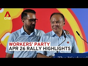 GE2025: Workers' Party rally for Tampines GRC | Highlights