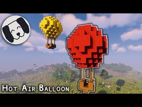 Minecraft: Hot Air Balloon Tutorial!