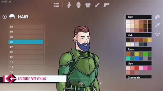 UNITY3D 卡通角色快速创建工具插件 Character Creator 2D 1.95