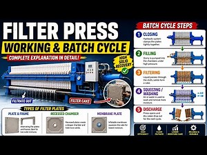 How a Filter Press Works: Industrial Solid-Liquid Separation Explained #plantpedia