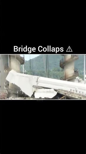 The Bridge Collaps That Shocked Engeneers 💀 #shorts #accident