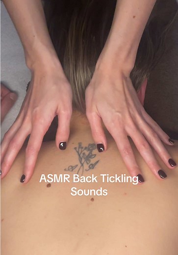 ASMR Back Tickling for Deep Relaxation