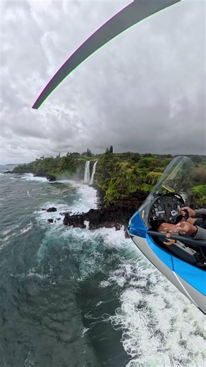 Experiencing the Thrill of Flying an Autogyro over Maui Waterfalls