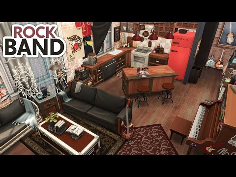 Rock Band Apartment 🎸// The Sims 4 Speed Build: Apartment Renovation
