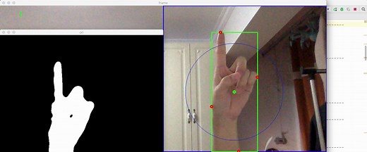 手势识别 手势检测 opencv