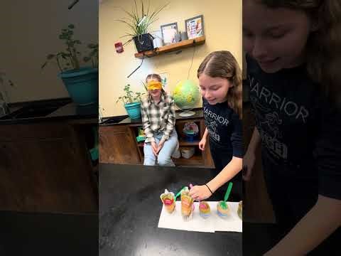 Brooklyn and Riley’s taste bud experiment. 1/22/26 #experimentalthursdays #experiements #tastebuds