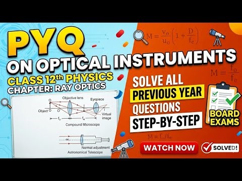 PYQ on optical instrument class 12th physics chapter ray optics
