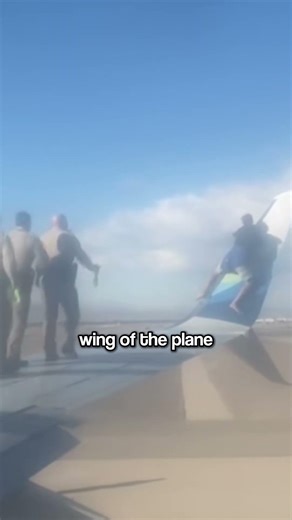 Man Escapes Seat And Climbs On Plane Wing ✈️