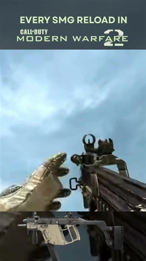 Every SMG Reload In CoD MW2! (2009) #cod #callofduty #mw2 #fypシ #fyp #viral