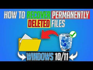 How to Recover PERMANENTLY DELETED Files & Folders in Windows 11